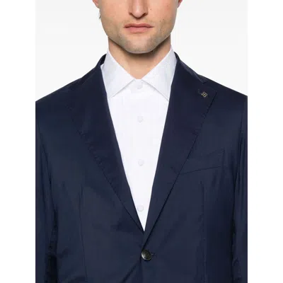 Shop Tagliatore Blue Jackets