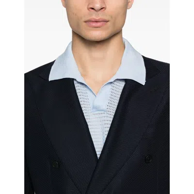 Shop Tagliatore Blue Jackets