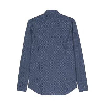 Mazzarelli Geometric-print Shirt