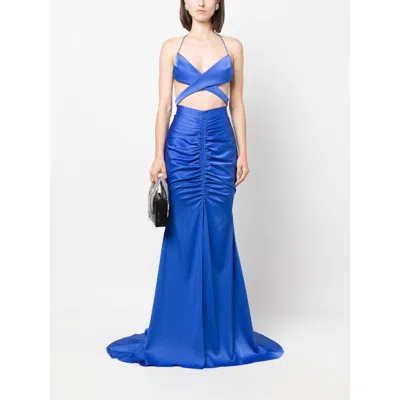 Alex Perry Hudson Cut-out Wraparound Top