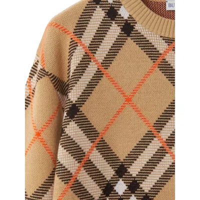 Burberry Ered Wool And Mohair Pullover Sweater In Multi