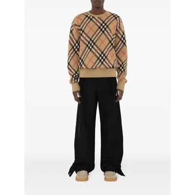 Burberry Ered Wool And Mohair Pullover Sweater In Multi