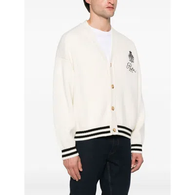 Frame X Ritz Paris Logo-embroidered Cardigan