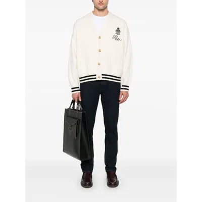 Frame X Ritz Paris Logo-embroidered Cardigan