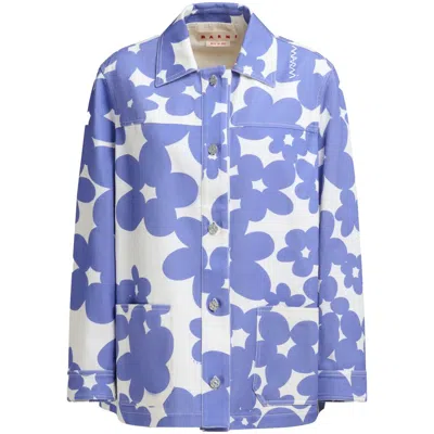 Marni Floral-print Shirt Jacket