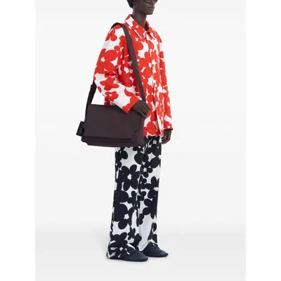 Marni Cotton Jacket With Collared Neck And Floral Pattern