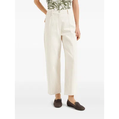 Brunello Cucinelli Garment-dyed Cropped Jeans