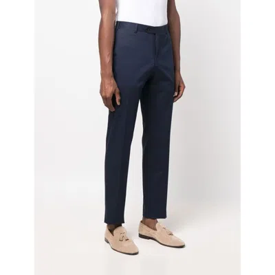 Canali Cotton-blend Twill Pants