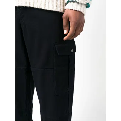 Isabel Marant Cotton Carrot Fit Pants With Belt Loops