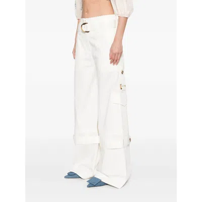 Zimmermann Illuminate Wide-leg Cotton Cargo Trousers