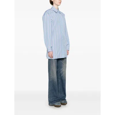 Etro Knotted Button-up Striped Shirt