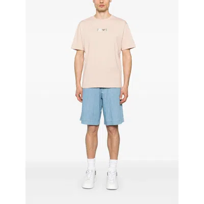 Emporio Armani Chambray Denim Bermuda Shorts