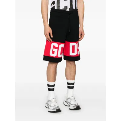 Gcds Logo-band Cotton Shorts