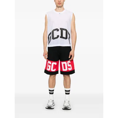 Gcds Logo-band Cotton Shorts