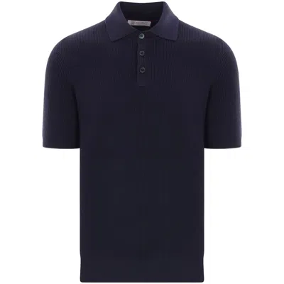 Brunello Cucinelli T-shirts And Polos In Blue
