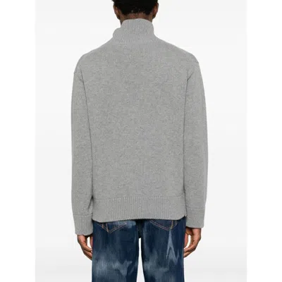 Laneus Roll-neck Ribbed-edge Jumper
