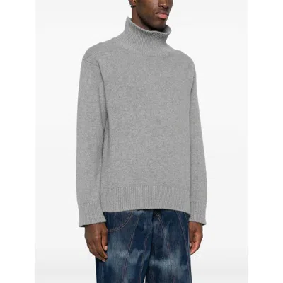 Laneus Roll-neck Ribbed-edge Jumper