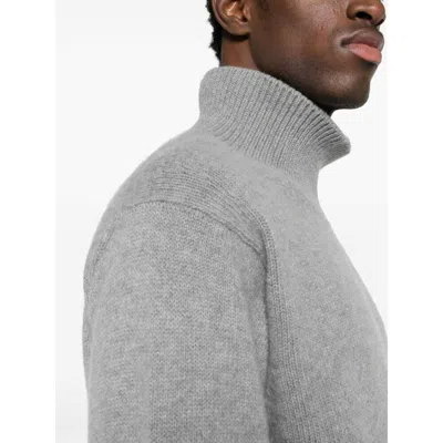 Laneus Roll-neck Ribbed-edge Jumper