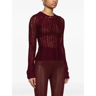 Séfr Crewneck Sweater In Red
