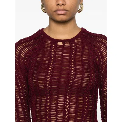 Séfr Crewneck Sweater In Red