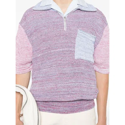Federico Cina Colourblock Polo Shirt