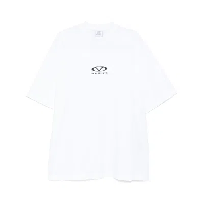 Vetements Short Sleeves Unisex Cotton Blend T-shirt