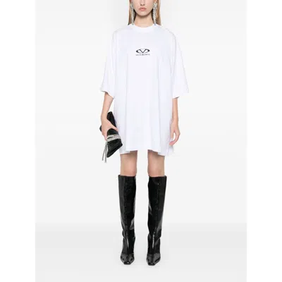 Vetements Short Sleeves Unisex Cotton Blend T-shirt