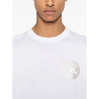VERSACE JEANS COUTURE COTTON T SHIRTS 