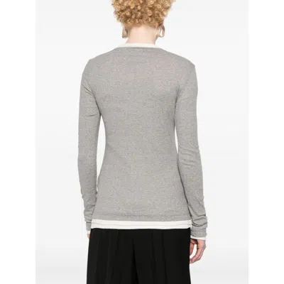 Jil Sander T-shirt In Gray