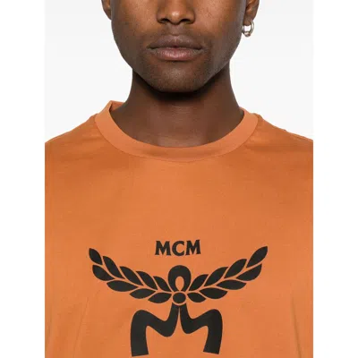 Mcm Laurel Logo Print T-shirt In Organic Cotton