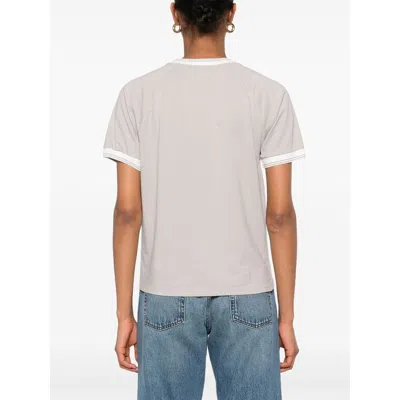 Autry Crew Neck Logo-print T-shirt With Stripe Trim