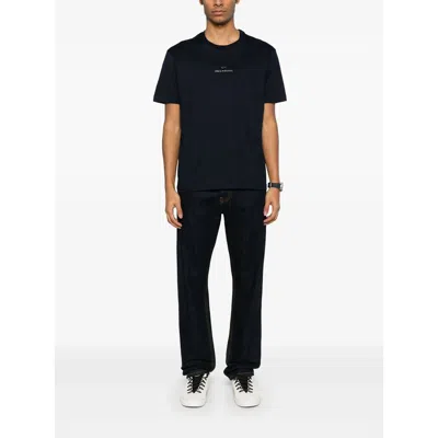 Paul & Shark Logo Print Cotton T-shirt Clothing