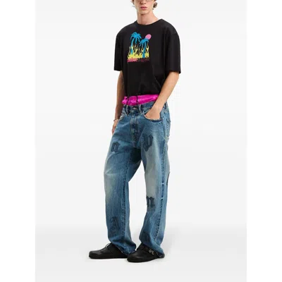 Palm Angels Burning Oasis Slim Fit Graphic T-shirt