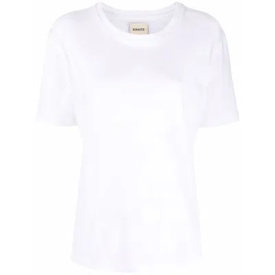 Khaite Devra Cotton Blend Jersey T-shirt