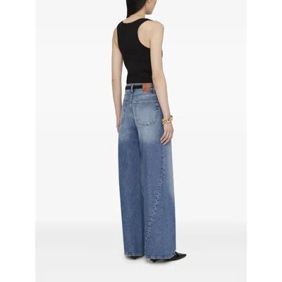 Anine Bing Alessia Scoop Neck Button Tank Top