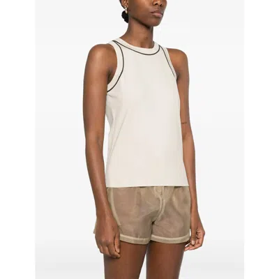 Shop Brunello Cucinelli Cotton Tops