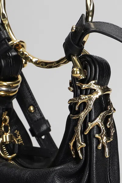 Chloé Hobo Bag Hand Bag In Black Leather In Black