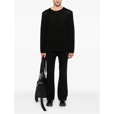 Ann Demeulemeester Denim Trousers With Belt Loops