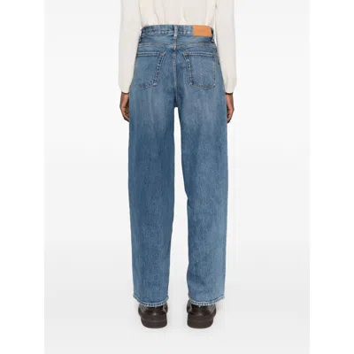 7 For All Mankind Light Wash Straight-leg Jeans With Classic Five-pocket Design