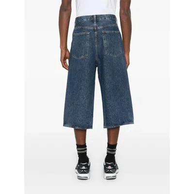 Agolde Belt-loop Denim Shorts