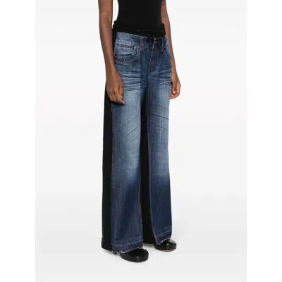 Gudu 07 Layered-effect Denim Trousers