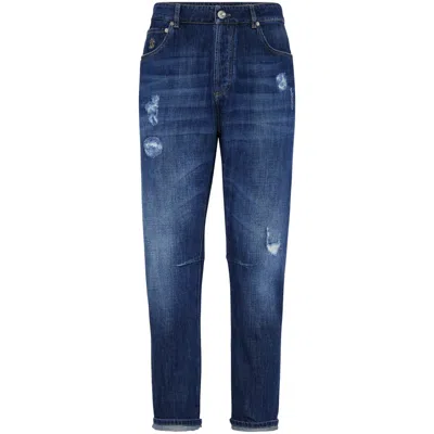 Brunello Cucinelli Distressed Denim Jeans Tears