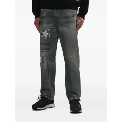 Shop Yohji Yamamoto Denim Regular & Straight-leg Jeans