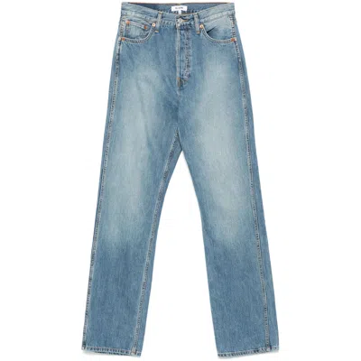 Re/done Denim Trousers With Belt Loops