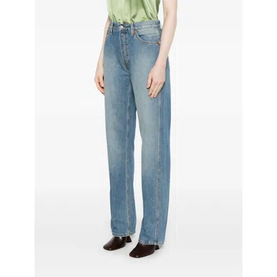 Re/done Denim Trousers With Belt Loops