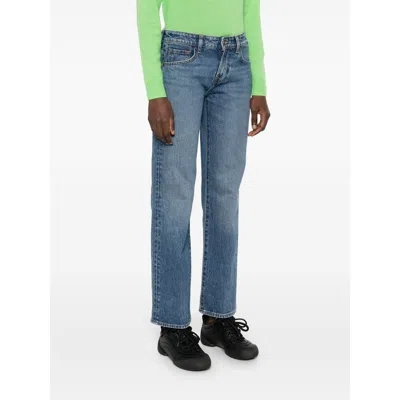 7 For All Mankind Light Wash Straight-leg Jeans With Classic Five-pocket Design