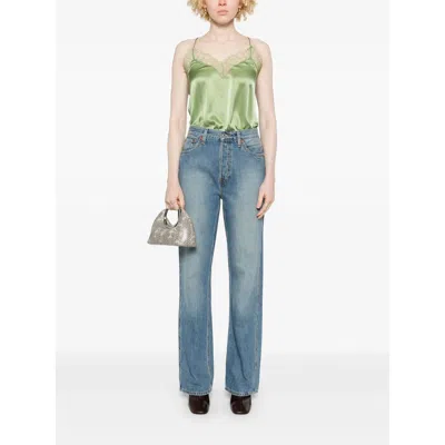Re/done Denim Trousers With Belt Loops