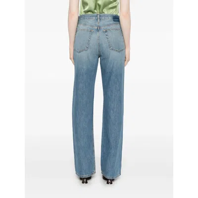Re/done Denim Trousers With Belt Loops