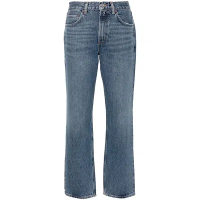 Agolde Lana Rigid Mid-rise Straight-leg Jeans