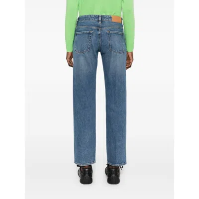 7 For All Mankind Light Wash Straight-leg Jeans With Classic Five-pocket Design
